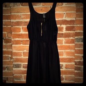 NWT Semi sheer little black dress
